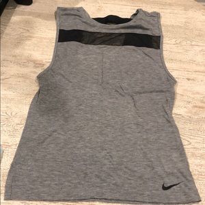 Nike tank with mesh